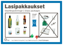 Jätetilajuliste, lasi, suomi, ruotsi, englanti